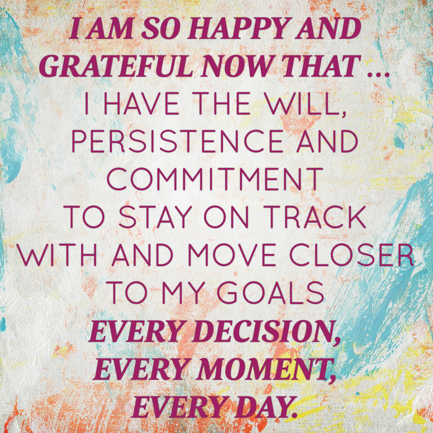 February 2014 Affirmation Of The Month