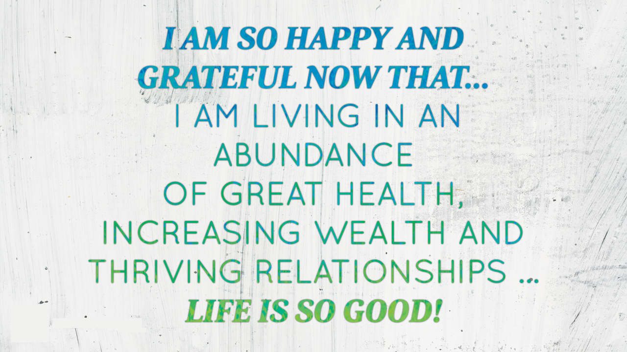 June 2014 Affirmation Of The Month
