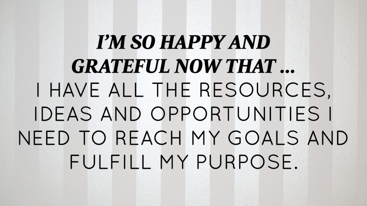 May 2015 Affirmation Of The Month