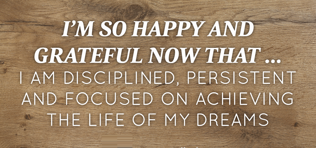 August 2015 Affirmation Of The Month